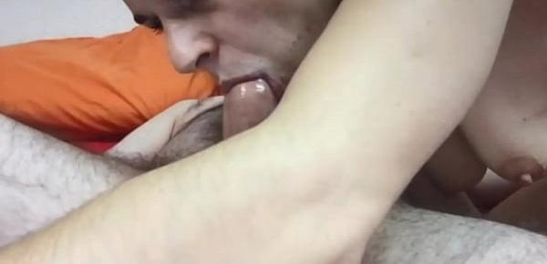  Creampie dripping from her fucked pussy